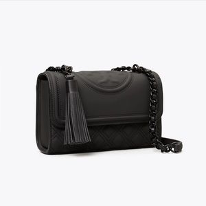 COPY - Matte black Tory Burch Fleming mini